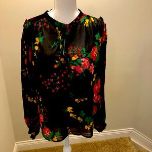 COPY - Poly Chiffon Thespian Blouse